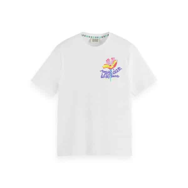 Ανδρική Μπλούζα SCOTCH & SODA ENDLESS SUMMER 171694 Λευκό - Image 1