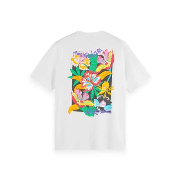 Ανδρική Μπλούζα SCOTCH & SODA ENDLESS SUMMER 171694 Λευκό - Image 6