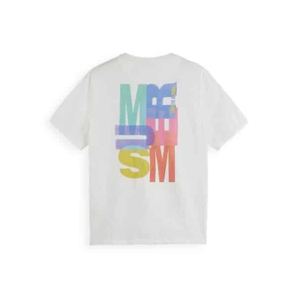 Ανδρική Μπλούζα SCOTCH & SODA SUMMER ARTWORK 171697 Λευκό - Image 2