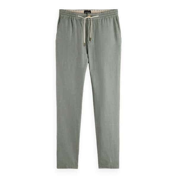 Aνδρικό Παντελόνι SCOTCH & SODA WARREN LINEN TWILL Χακί - Image 1