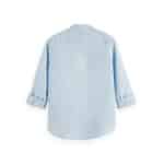 Ανδρικό Πουκάμισο SCOTCH & SODA LINEN WITH SLEEVE 171612 Γαλάζιο - Image 5