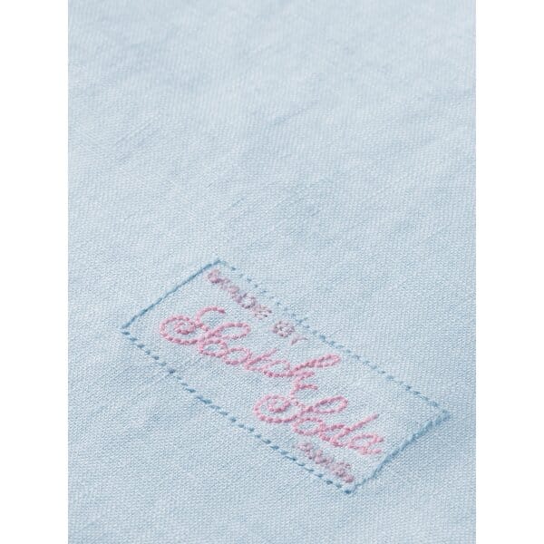 Ανδρικό Πουκάμισο SCOTCH & SODA  LINEN WITH SLEEVE 171612 Γαλάζιο - Image 6