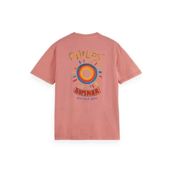 Ανδρική Μπλούζα SCOTCH & SODA WASHED 171698 Ροζ - Image 2