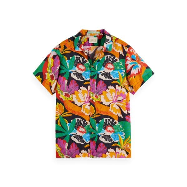 Scotch-&-Sod_SS23_5669_171637 Ανδρικό Πουκάμισο SCOTCH & SODA  LINEN VISCOSE PRINTED 171637 Πολύχρωμο - Image 1