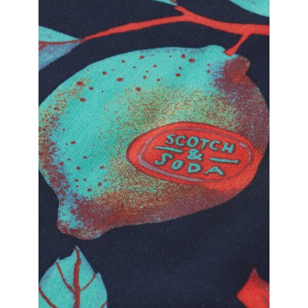 Ανδρικό Πουκάμισο SCOTCH & SODA 171643 SLEEVED CAMP Μπλέ - Image 3