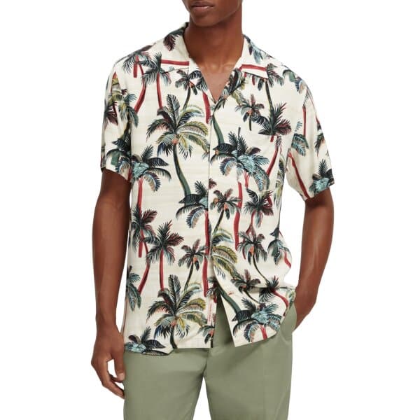 Scotch-&-Sod_SS23_5732_171643 (1) Ανδρικό Πουκάμισο SCOTCH & SODA  SLEEVED CAMP 171643 Λευκό - Image 2