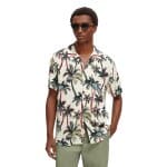Ανδρικό Πουκάμισο SCOTCH & SODA SLEEVED CAMP 171643 Λευκό - Image 8