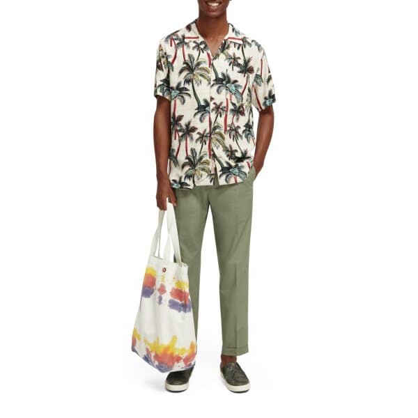 Scotch-&-Sod_SS23_5732_171643 (3) Ανδρικό Πουκάμισο SCOTCH & SODA  SLEEVED CAMP 171643 Λευκό - Image 3