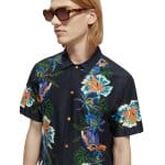 Ανδρικό Πουκάμισο SCOTCH & SODA VOILE PRINTED 171649 Μπλέ - Image 5