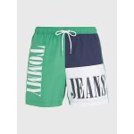 Ανδρικό Μαγιό Βερμούδα TOMMY JEANS DRAWSTRING COLORBLOCK UM0UM02753 Πράσινο Μπλέ