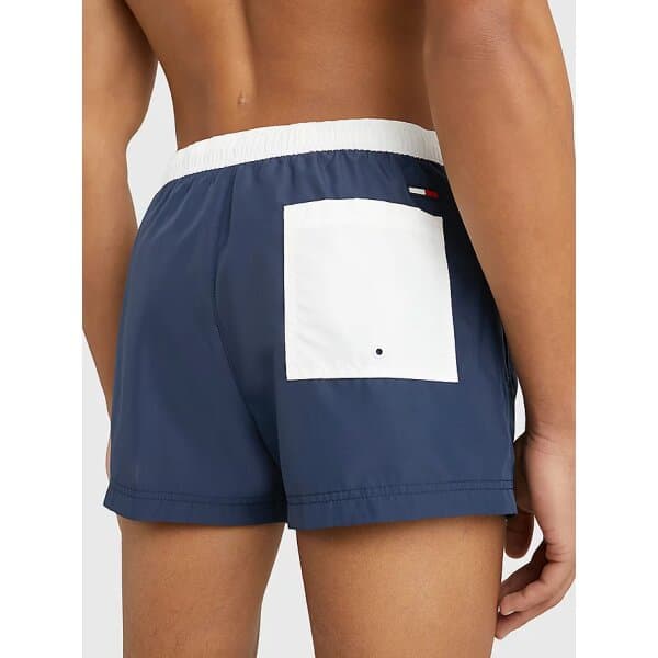 Ανδρικό Μαγιό Βερμούδα TOMMY JEANS DRAWSTRING UM0UM02755 Μπλέ - Image 3