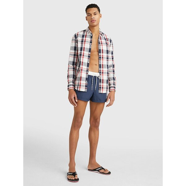 Ανδρικό Μαγιό Βερμούδα TOMMY JEANS DRAWSTRING UM0UM02755 Μπλέ - Image 4