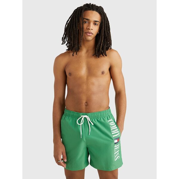 UM0UM02954_LY3_alternate1 Ανδρικό Μαγιό Βερμούδα TOMMY JEANS MEDIUM DRAWSTRING UM0UM02954 Πράσινο - Image 2