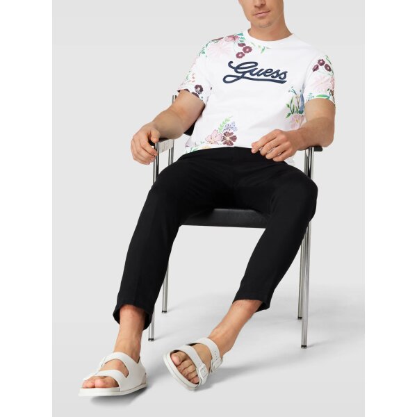 Ανδρική Μπλούζα GUESS M3GI07K8FQ4 Λευκό - Image 4