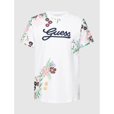 Ανδρική Μπλούζα GUESS M3GI07K8FQ4 Λευκό