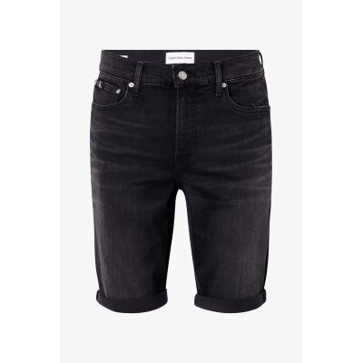 Ανδρική Βερμούδα Τζιν CALVIN KLEIN SLIM J30J322789 Μαύρο