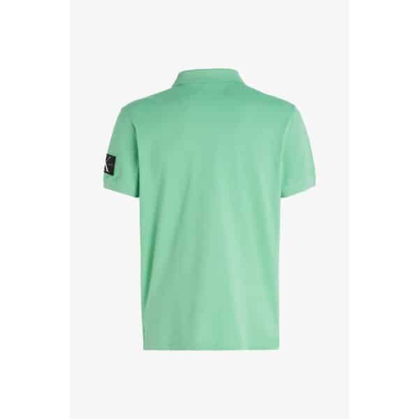 calvin-klein-jeans-j30j322850-l1c-neptunes-wave-1 Ανδρική Μπλούζα POLO CALVIN KLEIN J30J322850 MONOLOGO BADGE Πράσινο - Image 2