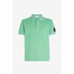 Ανδρική Μπλούζα POLO CALVIN KLEIN J30J322850 MONOLOGO BADGE Πράσινο