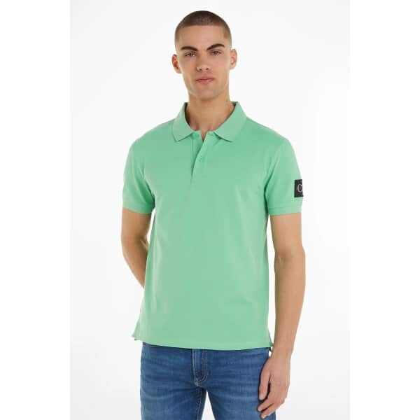 calvin-klein-jeans-j30j322850-l1c-neptunes-wave-2 Ανδρική Μπλούζα POLO CALVIN KLEIN J30J322850 MONOLOGO BADGE Πράσινο - Image 3