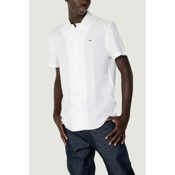 Ανδρικό Πουκάμισο TOMMY JEANS SOLID CAMP DM0DM15936 Λευκό - Image 1