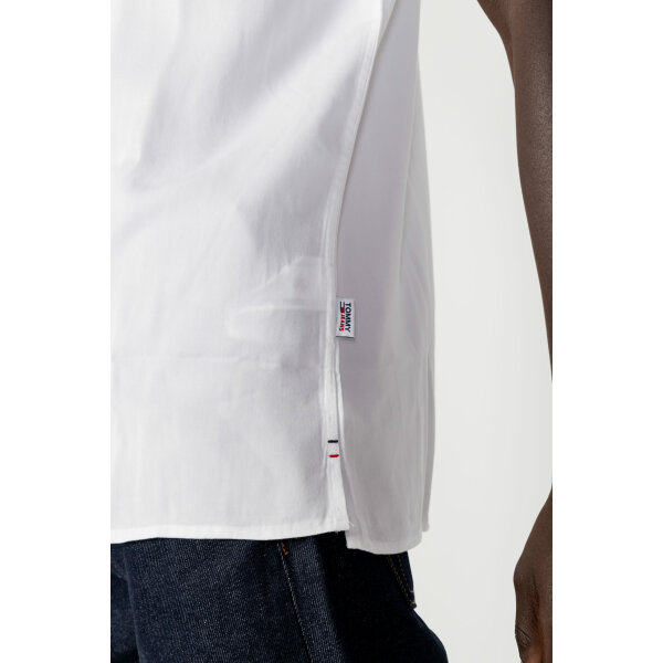 Ανδρικό Πουκάμισο TOMMY JEANS SOLID CAMP DM0DM15936 Λευκό - Image 3