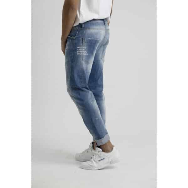Ανδρικό Παντελόνι Τζιν COSI JEANS 61-CHIAIA4 Μπλέ Ανοιχτόχρωμο - Image 6