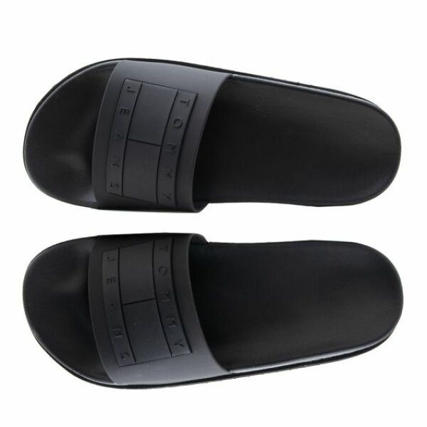 en0en02110-0gj_tommyjeans_women_slides_black_0 ΠΑΝΤΟΦΛΑ ΓΥΝΑΙΚΕΙΑ ΜΑΥΡΗ ELEV FLTFRMPL SLD TOMMY JEANS EN0EN02110-0GJ - Image 2