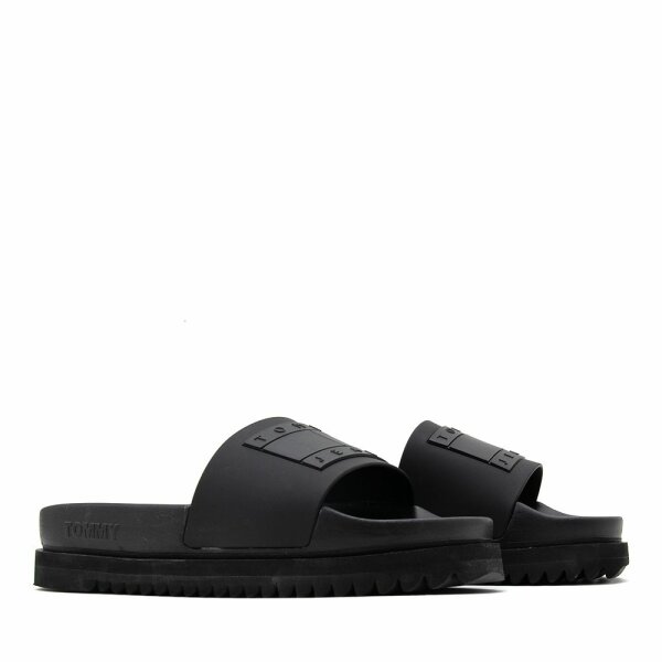 en0en02110-0gj_tommyjeans_women_slides_black_3 ΠΑΝΤΟΦΛΑ ΓΥΝΑΙΚΕΙΑ ΜΑΥΡΗ ELEV FLTFRMPL SLD TOMMY JEANS EN0EN02110-0GJ - Image 1