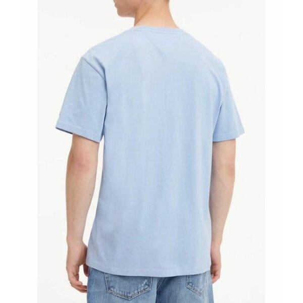 Ανδρική Μπλούζα TOMMY JEANS LINEAR CHEST DM0DM15790 Γαλάζιο - Image 2