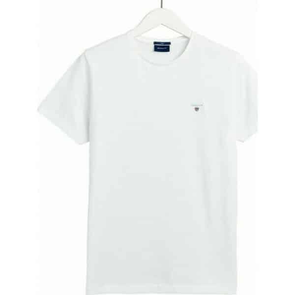 Ανδρική Μπλούζα GANT SLIM PIQUE SS 2023017 Λευκό - Image 2