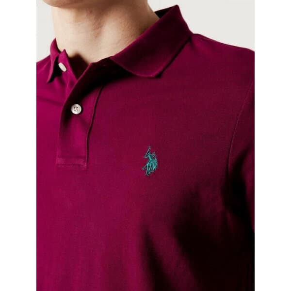 Ανδρικό Polo U.S.POLO ASSN 6507941029 Μπορντό - Image 2