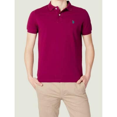 Ανδρικό Polo U.S.POLO ASSN 6507941029 Μπορντό