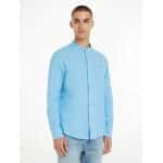 Ανδρικό Πουκάμισο MAO TOMMY JEANS LINEN BLEND DM0DM15927 Γαλάζιο