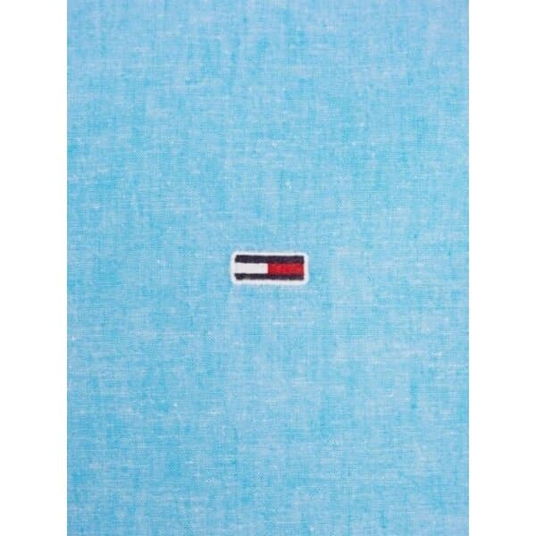 Ανδρικό Πουκάμισο MAO TOMMY JEANS LINEN BLEND DM0DM15927 Γαλάζιο - Image 3