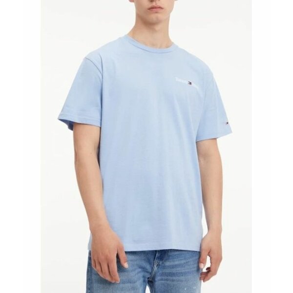 Ανδρική Μπλούζα TOMMY JEANS LINEAR CHEST DM0DM15790 Γαλάζιο - Image 3