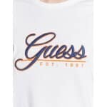Ανδρική Μπλούζα GUESS M3GI25K8FQ4 Λευκό - Image 3