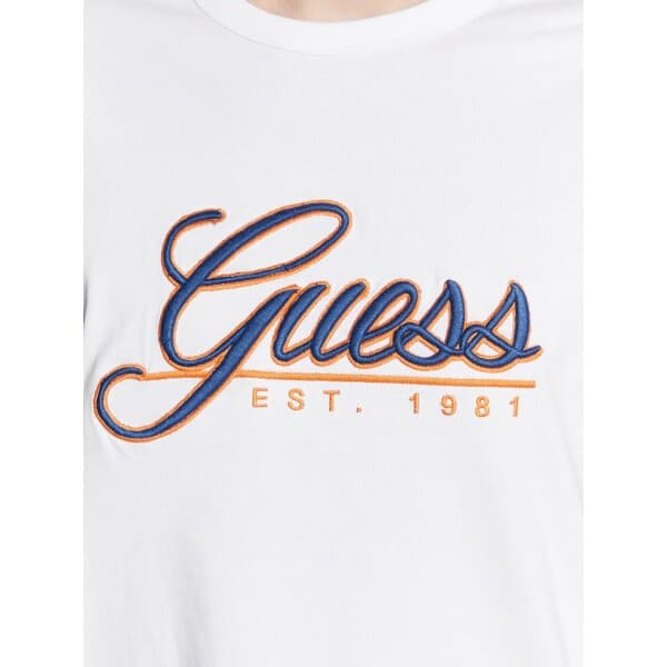 Ανδρική Μπλούζα GUESS M3GI25K8FQ4 Λευκό - Image 3