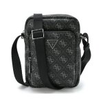 Ανδρική Τσάντα GUESS HMEVZLP3163 VEZZOLA Μαύρο Γκρί - Image 3