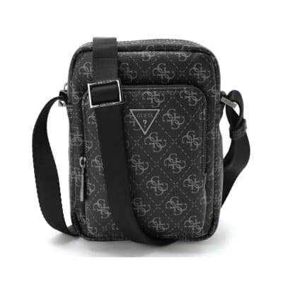 Ανδρική Τσάντα GUESS HMEVZLP3163 VEZZOLA Μαύρο Γκρί