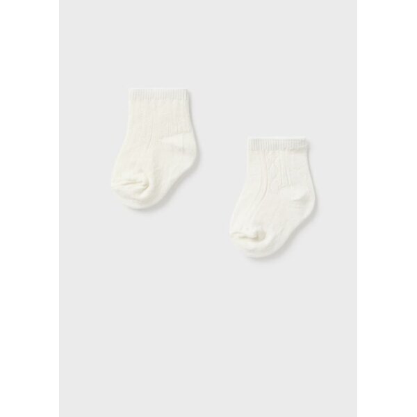pack-2-καλτσακια-με-βαμβακι-για-νεογεννητο_id_23-09590-067-M-4 Παιδικό Σετ Κάλτσες 2 Τεμαχίων Εκρού 23-09590-067 - Image 1