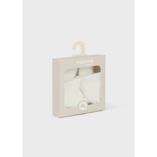 pack-2-καλτσακια-με-βαμβακι-για-νεογεννητο_id_23-09590-067-M-6 Παιδικό Σετ Κάλτσες 2 Τεμαχίων Εκρού 23-09590-067 - Image 3