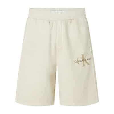 Ανδρική Φούτερ Βερμούδα CALVIN KLEIN MONOLOGO MINERAL J30J322907 Μπέζ