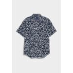 Ανδρικό Πουκάμισο Κοντομάνικο GANT 3230071 REG FLORAL LINEN Μπλέ