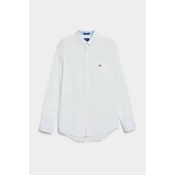 product-detail-gallery2007000011089_1XgO77SjFl Ανδρικό Πουκάμισο GANT 3230058 REG HONEYCOMB TEXTURE Λευκό - Image 1