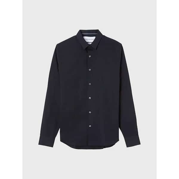 s1services_2fd9c330-0b7b-49ef-ab5a-cd3e41e0c42c Ανδρικό Πουκάμισο Calvin Klein CHEST LOGO SLIM STRETCH J30J319065 Μπλέ - Image 2