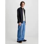 Ανδρικό Πουκάμισο Calvin Klein CHEST LOGO SLIM STRETCH J30J319065 Μπλέ - Image 4