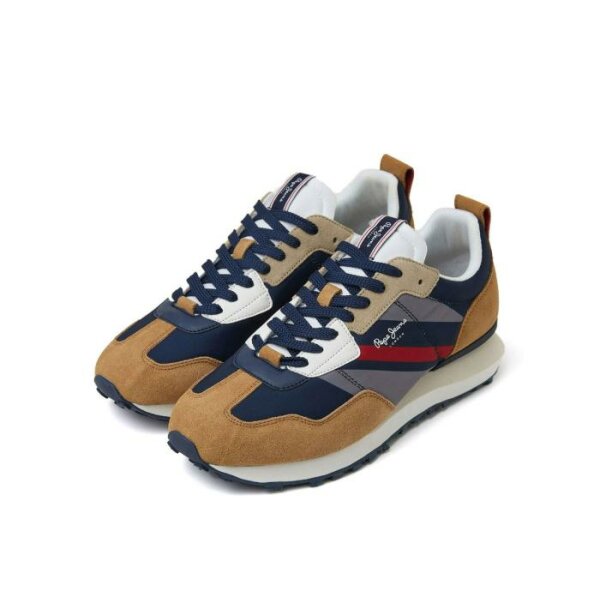 Ανδρικό Παπούτσι PEPE JEANS FOREST MAN PRINT PMS30944 Μπλέ Καφέ - Image 2