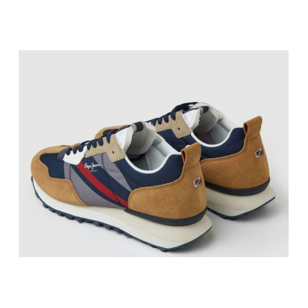 Ανδρικό Παπούτσι PEPE JEANS FOREST MAN PRINT PMS30944 Μπλέ Καφέ - Image 3