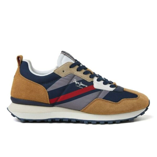 Ανδρικό Παπούτσι PEPE JEANS FOREST MAN PRINT PMS30944 Μπλέ Καφέ - Image 1