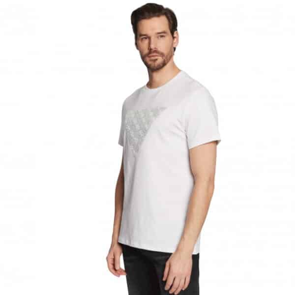 tee-shirt-homme-guess-blanc-m3gi33j1314 (1) Ανδρική Μπλούζα GUESS M3GI33J1314 Λευκό - Image 2